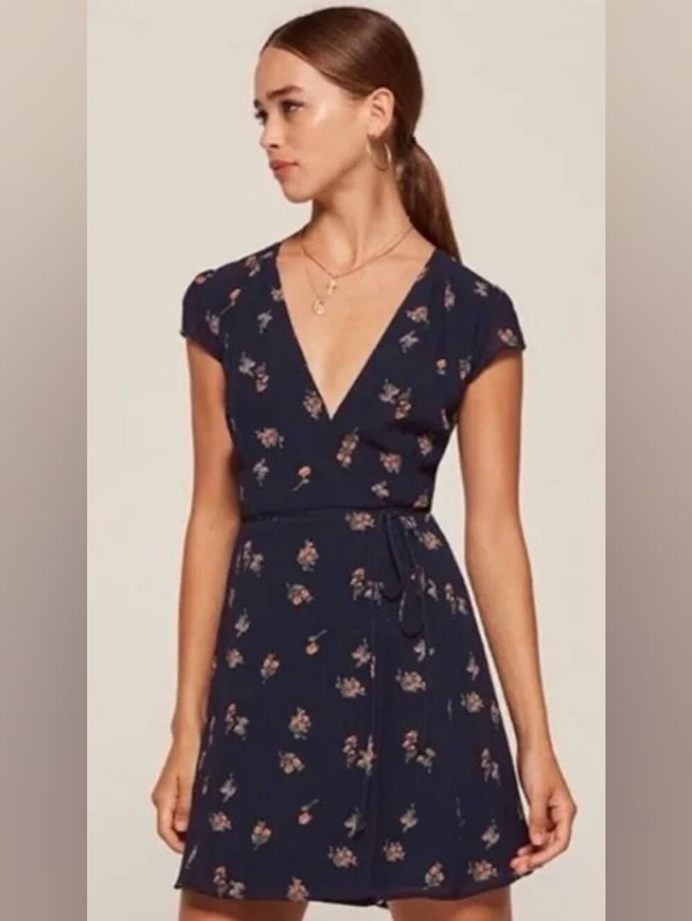 Reformation Oyster Dress In Giardini XS P